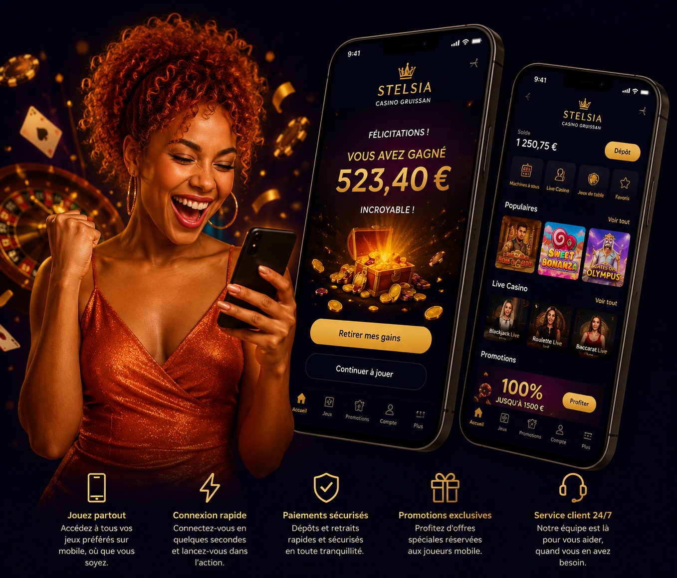 Application mobile Casino Gruissan